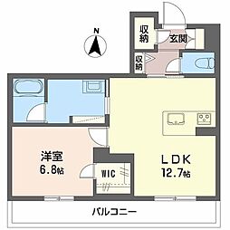 和の杜 江坂 1LDKの間取図画像