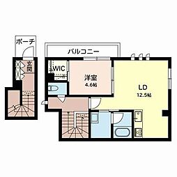 メゾンルミエール 1LDKの間取図画像