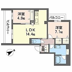 物件の間取り