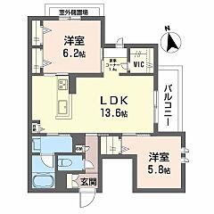 物件の間取り