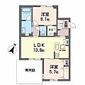 ルミエール勝1階16.6万円