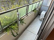 洗濯物が干せるテラスです。