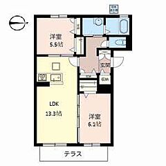物件の間取り