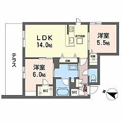 物件の間取り