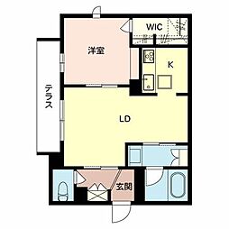 VistadePetrer' 1LDKの間取図画像