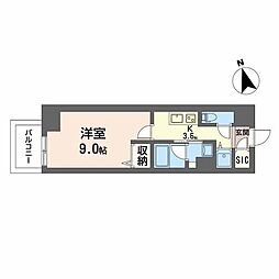 間取図画像 1K