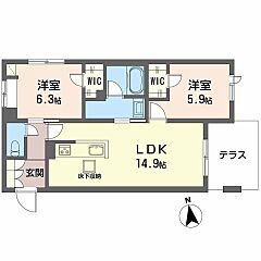 物件の間取り