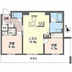 物件の間取り