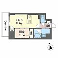 SOUTHERNCREST難波南8階9.0万円