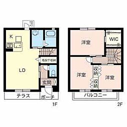 シャーメゾン泉ヶ丘 3LDKの間取図画像