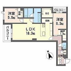 物件の間取り