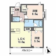 物件の間取り