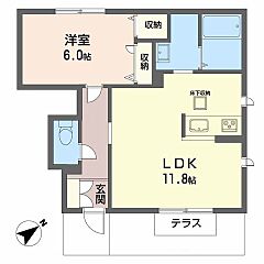 物件の間取り