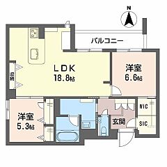 物件の間取り