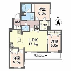 物件の間取り