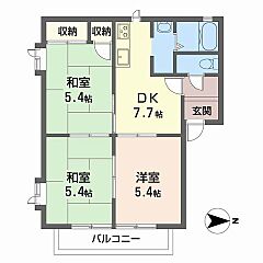 物件の間取り