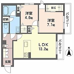 物件の間取り