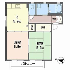 物件の間取り