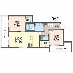物件の間取り