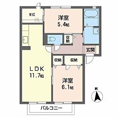 物件の間取り