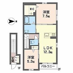 物件の間取り