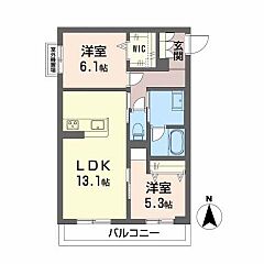 物件の間取り