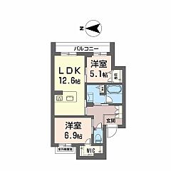 物件の間取り