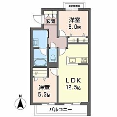 物件の間取り