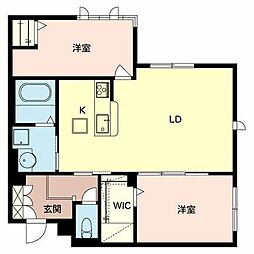 ガーデンヴィラスイート 2LDKの間取図画像