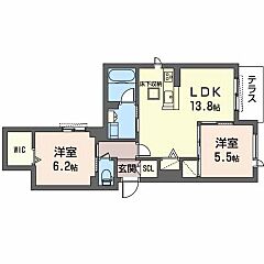 物件の間取り