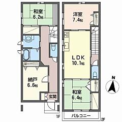 物件の間取り