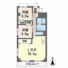 物件の間取り