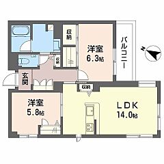 物件の間取り