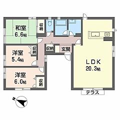 物件の間取り