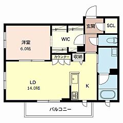 物件の間取り