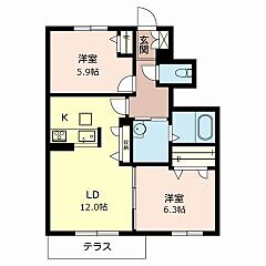 物件の間取り