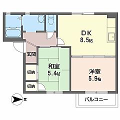 物件の間取り