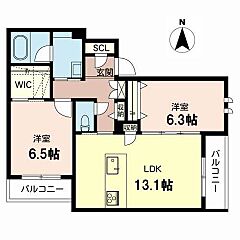 物件の間取り