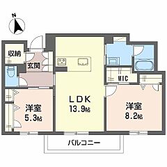 物件の間取り