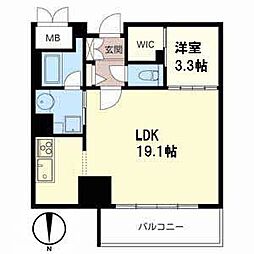 ボアソルテ 1LDKの間取図画像