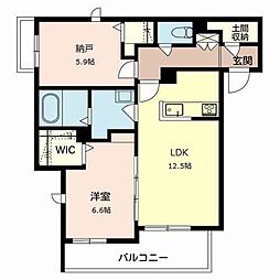 Sol.Levante11 1SLDKの間取図画像