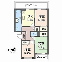 物件の間取り