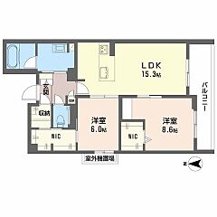 物件の間取り