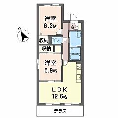 物件の間取り