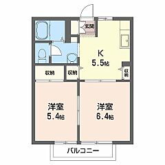 物件の間取り