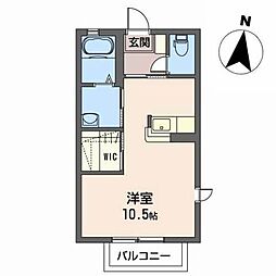 ランウエイ ワンルームの間取図画像