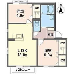 🉐敷金礼金0円！🉐シュッテン・アンスバッハＢ