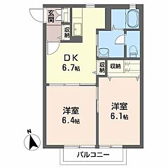 物件の間取り