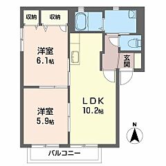 物件の間取り