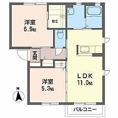 物件の間取り